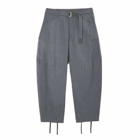 SACAI＜サカイ＞ バーニーズ　ニューヨーク限定ピンストライプ柄スーチングカーゴパンツ