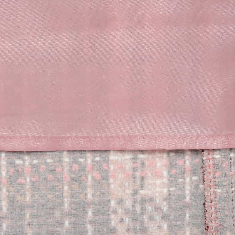 BARNEYS NEW YORK セットアップ ボタンデザイン ツイードフレアスカート PINK