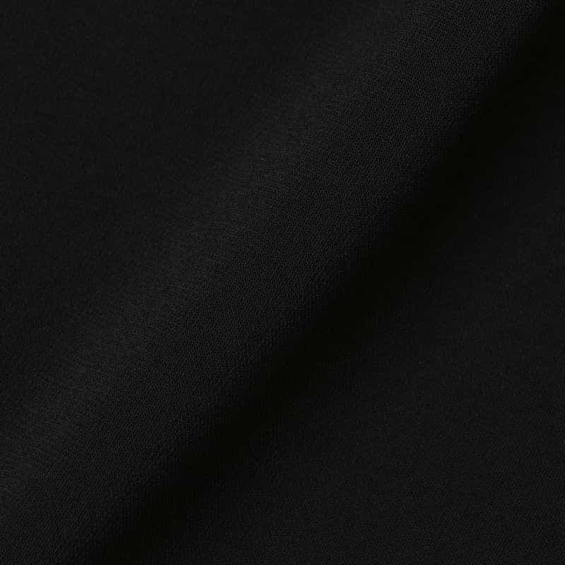BARNEYS NEW YORK ペプラムヘム プルオーバーブラウス BLACK