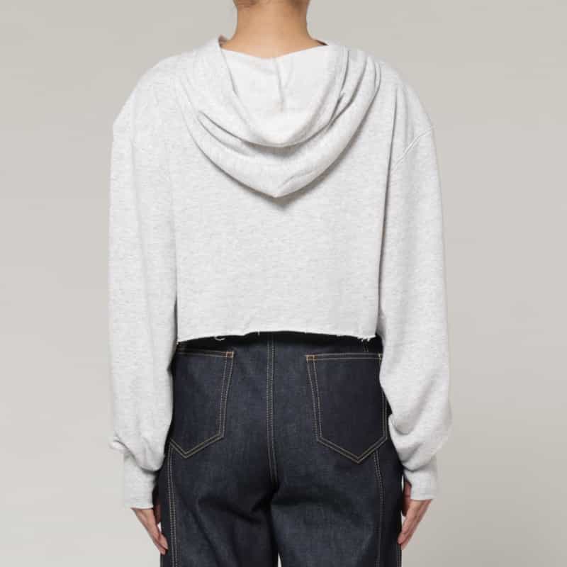 NYLORA NYLORA  ＜ナイロラ＞ ショート テリーフーディ GRAY
