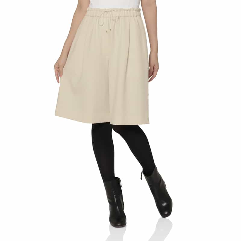BARNEYS NEW YORK セットアップ ウォッシャブル ドローストリング ハーフパンツ OFF WHITE
