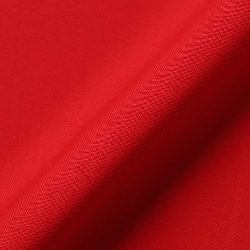 BARNEYS NEW YORK ウール ボタンデザイン マリンワイドパンツ RED
