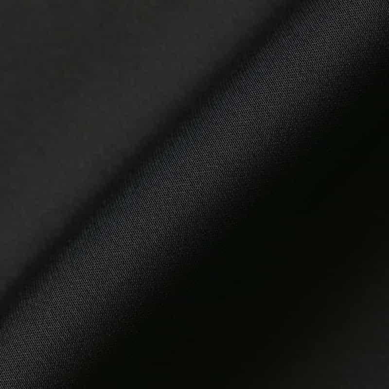 BARNEYS NEW YORK ストレッチ ダブルサテン フレアマキシスカート BLACK