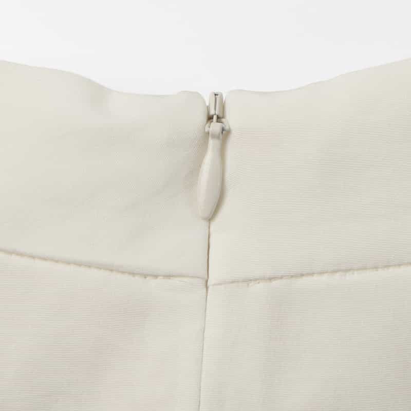 BARNEYS NEW YORK パールビジュー付きボウタイブラウス WHITE