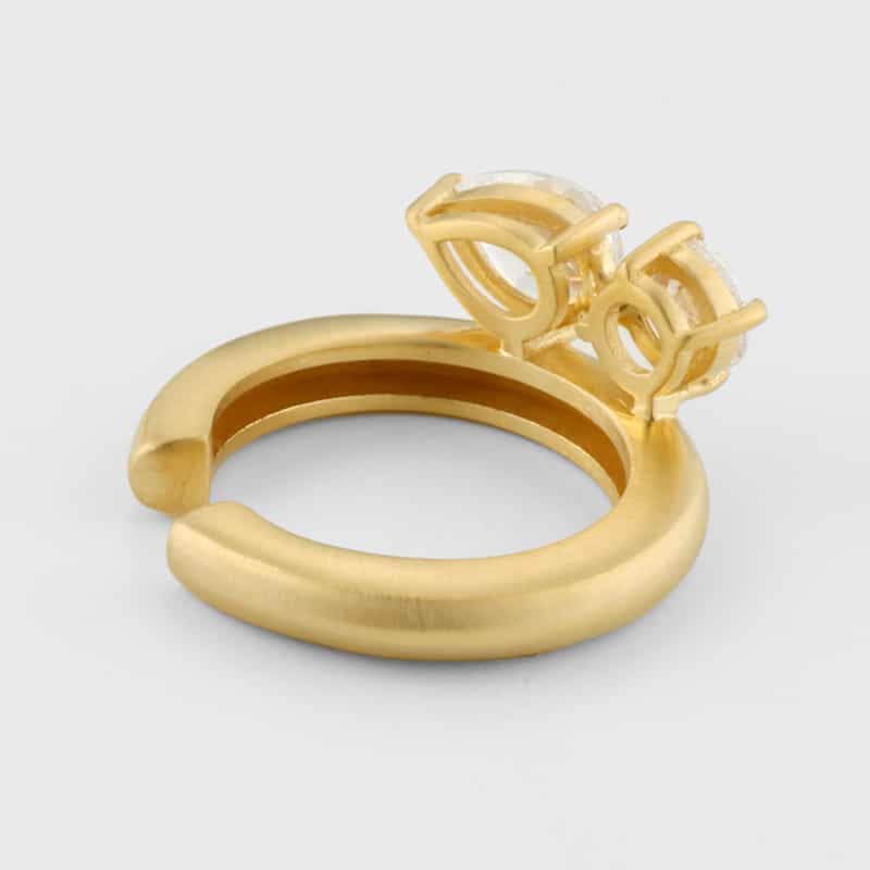 LA SOEUR LA SOEUR ＜ラ スール＞ イヤーカフ（キュービックジルコニア） GOLD