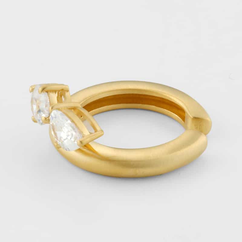 LA SOEUR LA SOEUR ＜ラ スール＞ イヤーカフ（キュービックジルコニア） GOLD