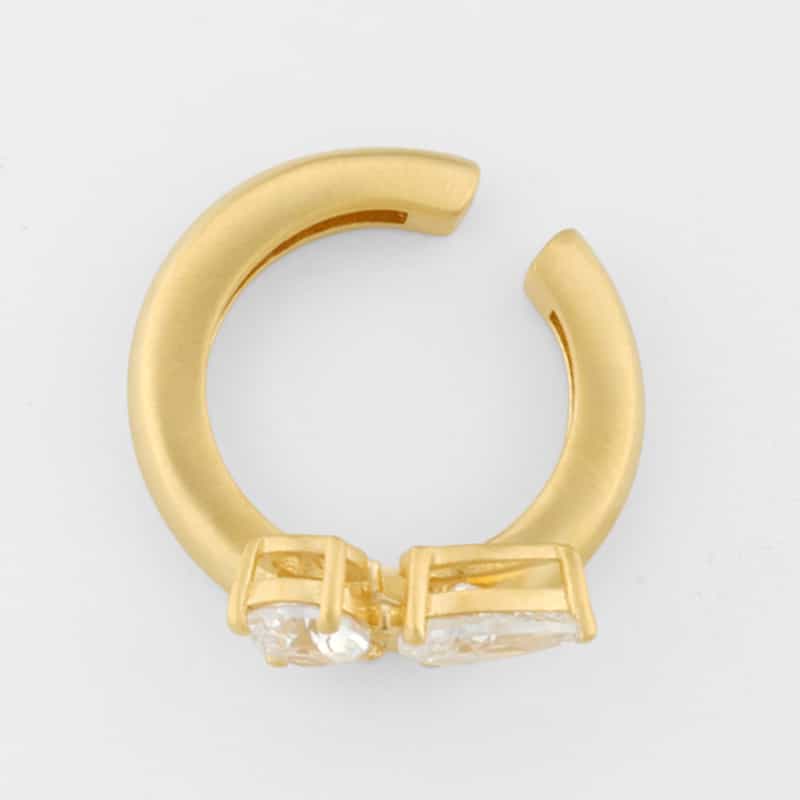LA SOEUR LA SOEUR ＜ラ スール＞ イヤーカフ（キュービックジルコニア） GOLD