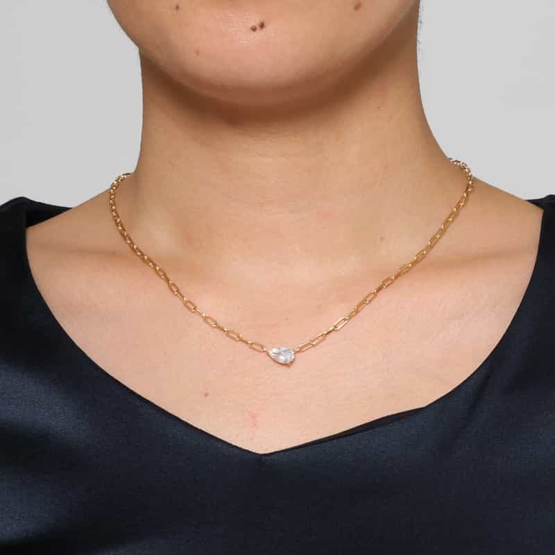 LA SOEUR LA SOEUR ＜ラ スール＞ ネックレス（キュービックジルコニア） GOLD