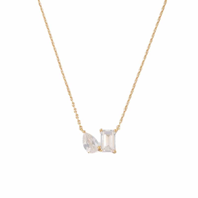 LA SOEUR LA SOEUR ＜ラ スール＞ ネックレス（キュービックジルコニア） GOLD