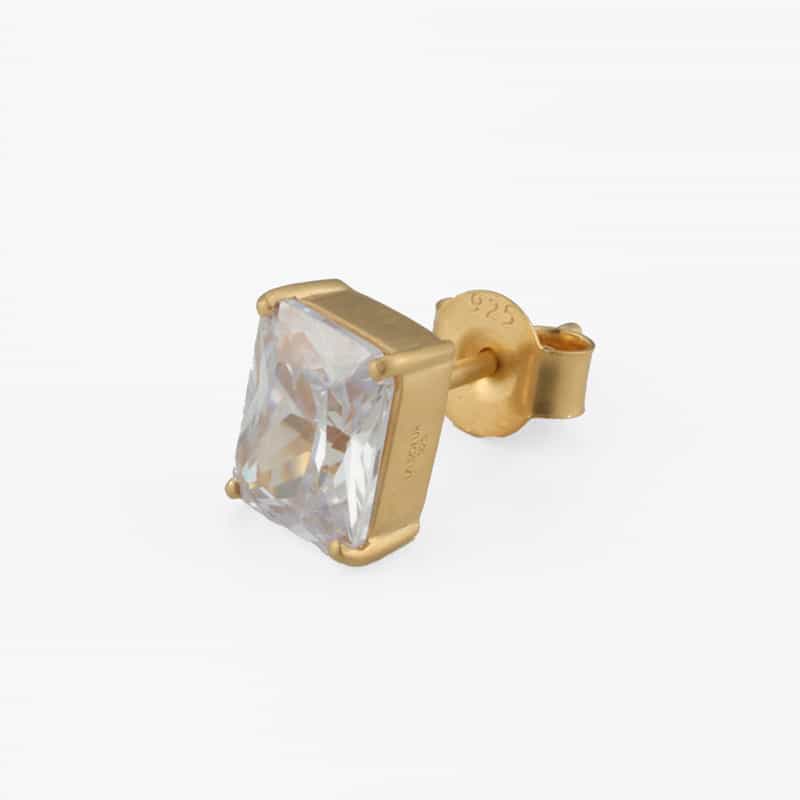 LA SOEUR LA SOEUR ＜ラ スール＞ アシンメトリーピアス（キュービックジルコニア） GOLD