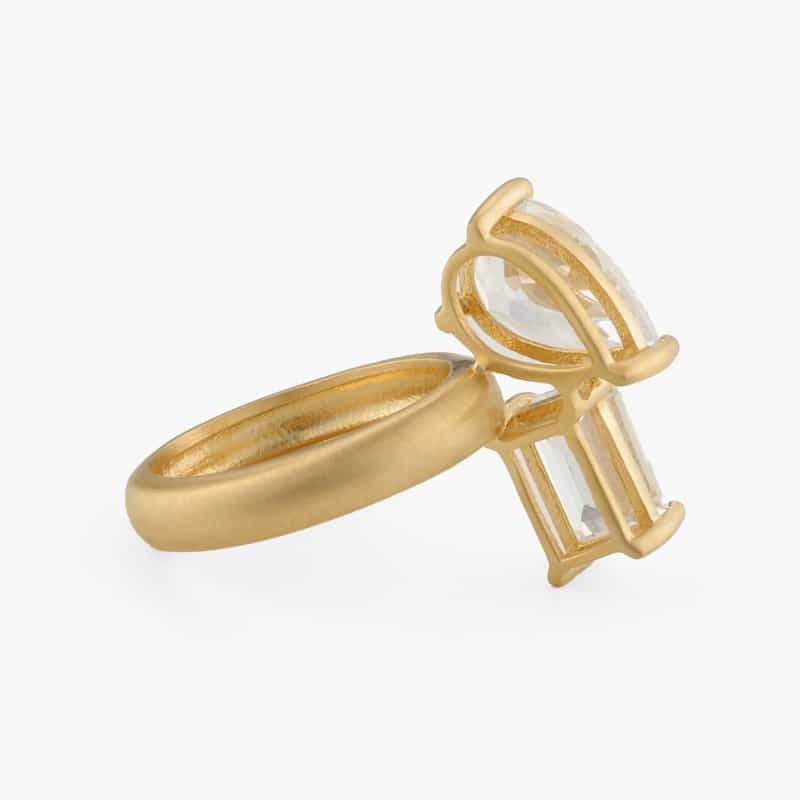 LA SOEUR LA SOEUR ＜ラ スール＞ リング（キュービックジルコニア）／11号 GOLD