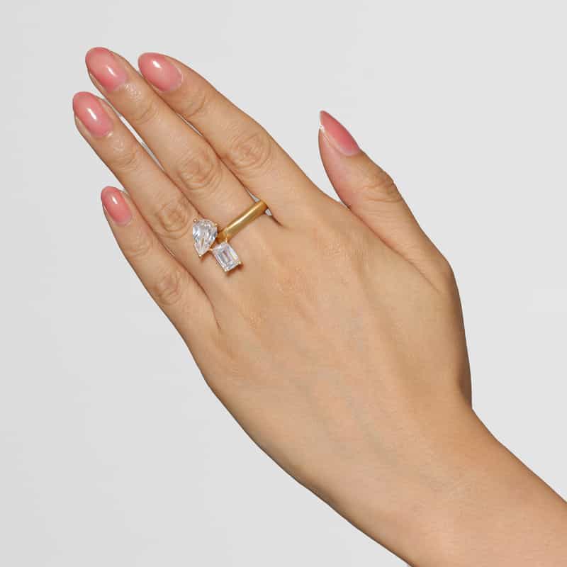 LA SOEUR LA SOEUR ＜ラ スール＞ リング（キュービックジルコニア）／13号 GOLD