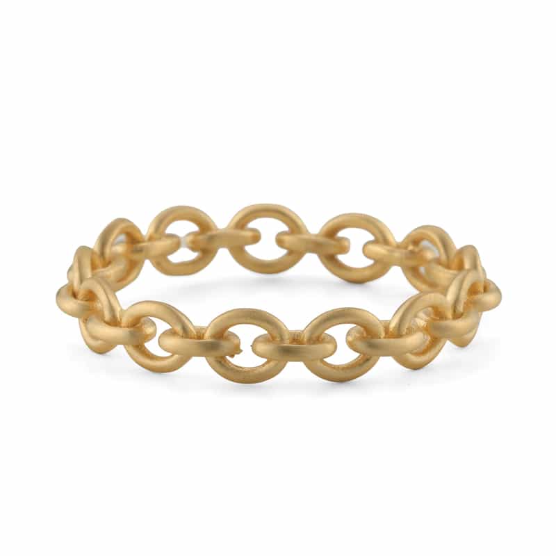LA SOEUR LA SOEUR ＜ラ スール＞ ケーブルチェーンデザイン リング／11号 GOLD