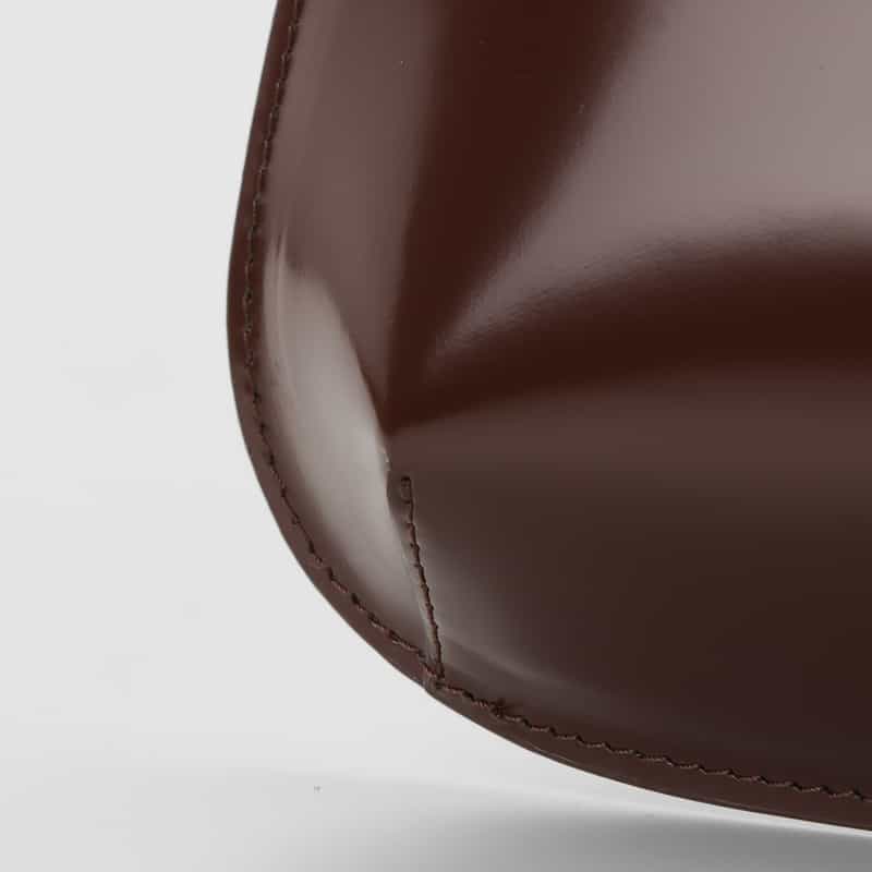 FANE FANE ＜ファン＞ レザーショルダーバッグ DARK BROWN
