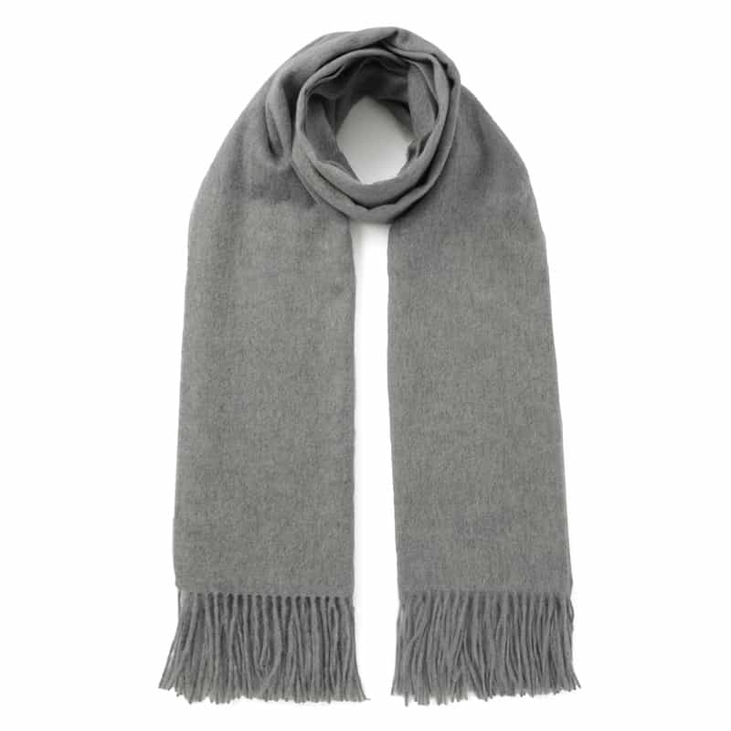 BARNEYS NEW YORK カシミヤウール素材ストール GRAY
