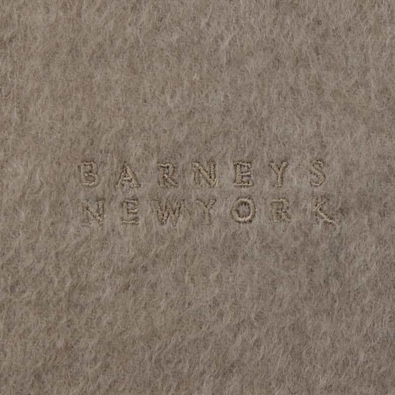 BARNEYS NEW YORK カシミヤウール素材マフラー BEIGE