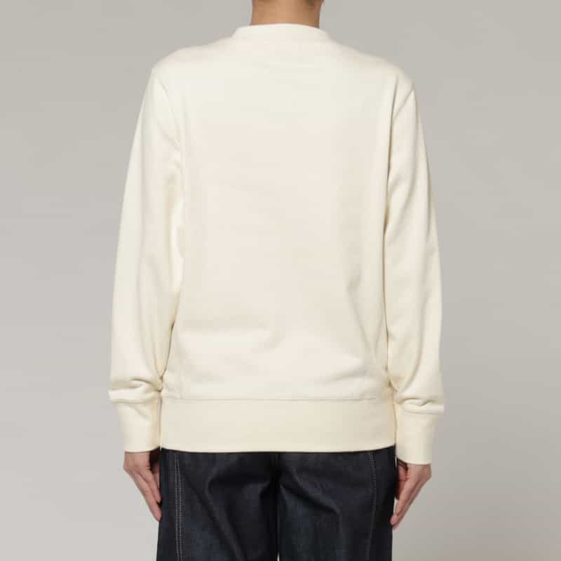 NEW NOW NEW NOW ＜ニューナウ＞ バーニーズ　ニューヨーク限定ロゴ刺繍スウェットプルオーバー IVORY