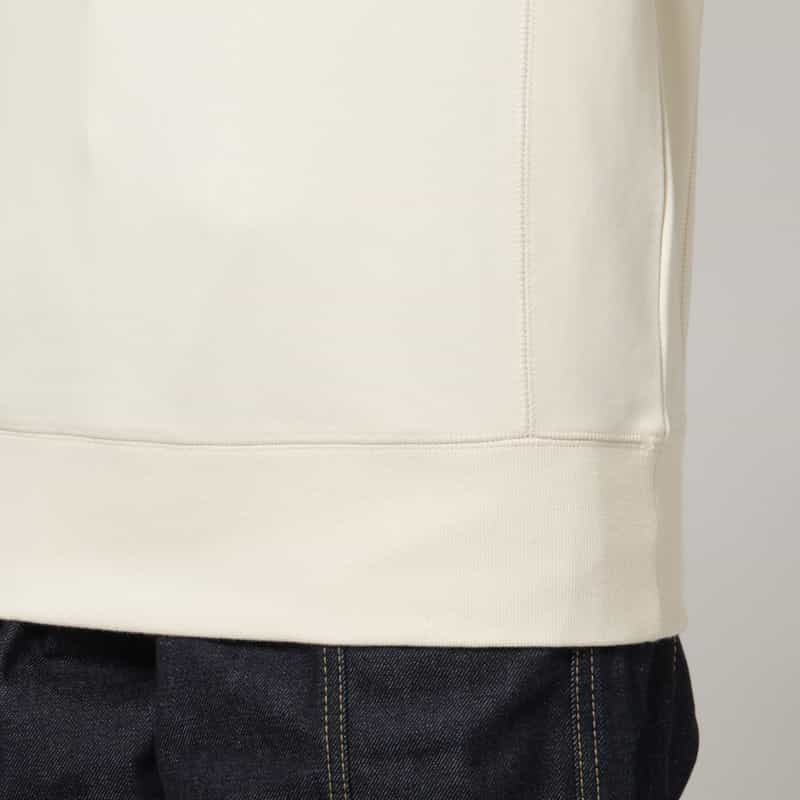 NEW NOW NEW NOW ＜ニューナウ＞ バーニーズ　ニューヨーク限定ロゴ刺繍スウェットプルオーバー IVORY