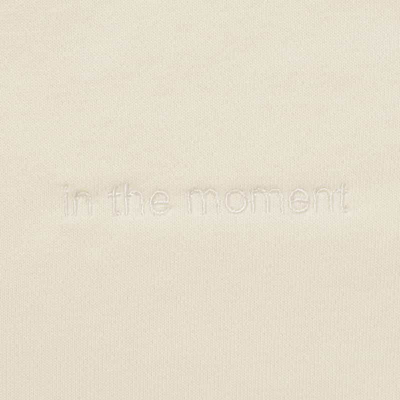 NEW NOW NEW NOW ＜ニューナウ＞ バーニーズ　ニューヨーク限定ロゴ刺繍スウェットプルオーバー IVORY