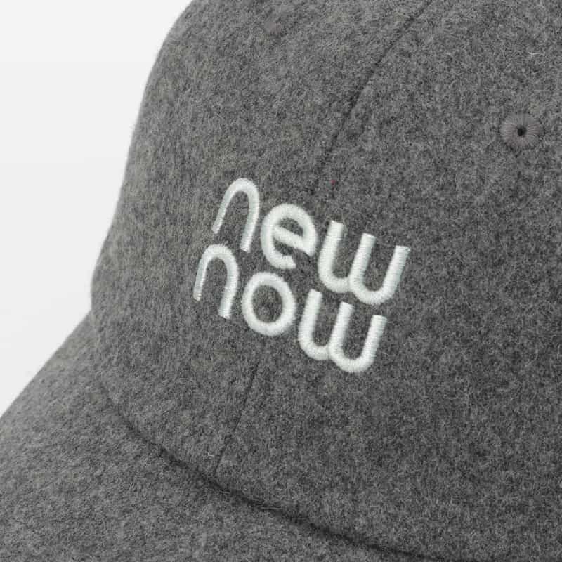 NEW NOW NEW NOW ＜ニューナウ＞ バーニーズ　ニューヨーク限定ロゴキャップ GRAY