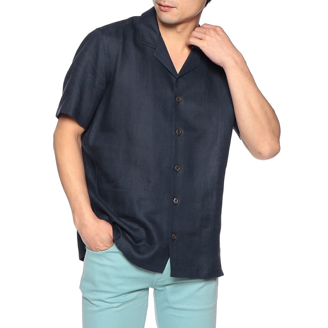 ピーティー トリノ リネンオープンカラーシャツ(2215603)｜PT TORINO ...