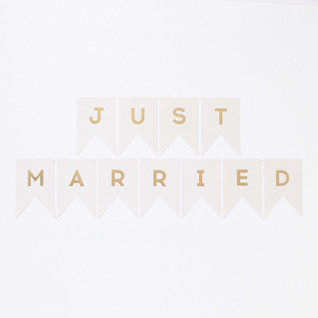バナー “Just married”