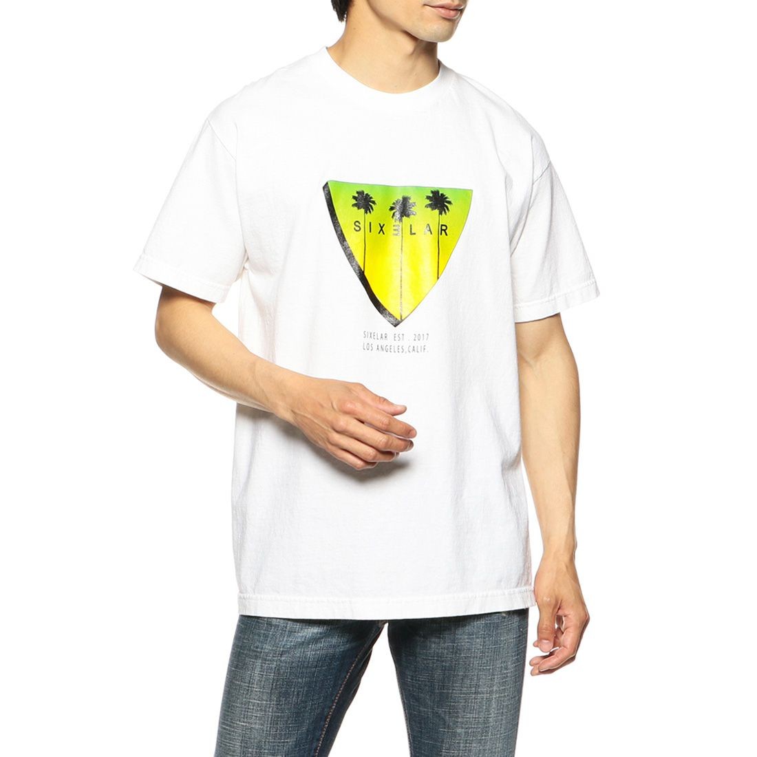 SIXELAR（シクセラ）プリントTシャツ