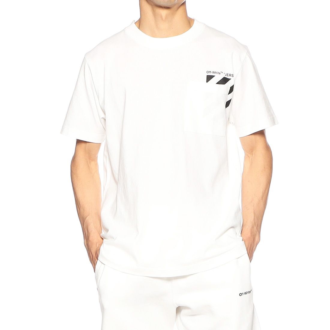 オフ-ホワイト プリントポケットTシャツ(2193578)｜OFF-WHITE