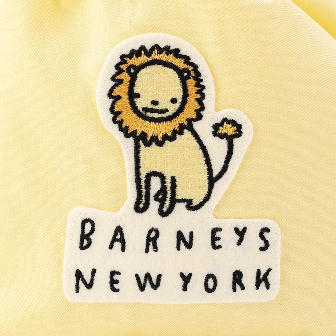 BARNEYS NEW YORK（バーニーズ ニューヨーク）ライオンワッペン付き巾着（S）