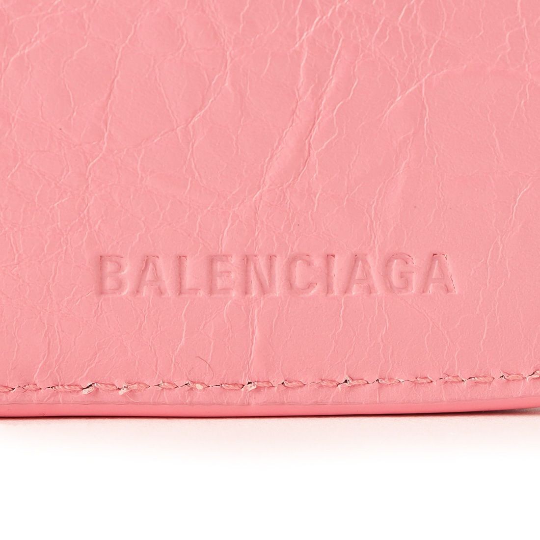 小物バレンシアガ　カードケース　ピンク